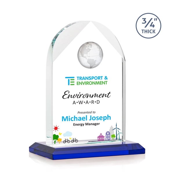 Blake Globe VividPrint™ Award - Blue... from ASI 84592 St Regis Group / St Regis