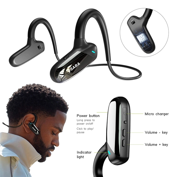 Wireless Bone Conduction Bluetooth Headset... from ASI 31517 Admart Products / Admart Line