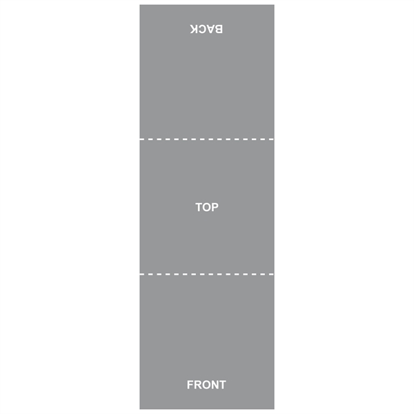 30" x 90" full color display polyester table runner drapes over... from ASI 80228 Quinn