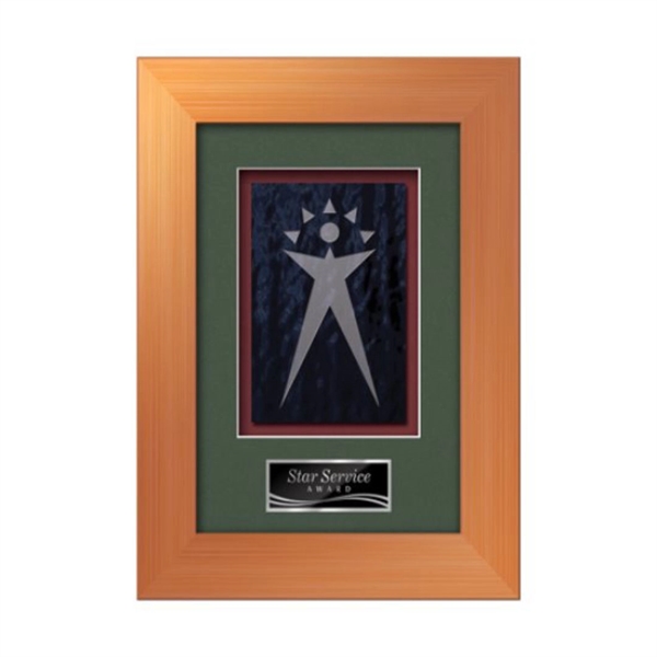 Stained Glass award framed in our exquisite Premier molding with your... from ASI 84592 St Regis Group / St Regis Crystal