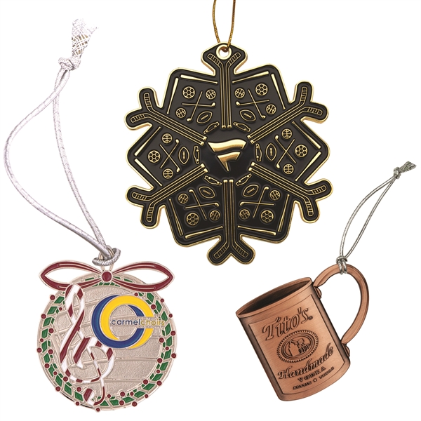 Zinc alloy Christmas decorations with hanging string.... from ASI 52263 EMT / EMT EMT EASY