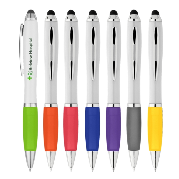 Antibacterial twist-action stylus pen that helps limit the spread of harmful... from ASI 61125 Hit Promotional Products / Hit®