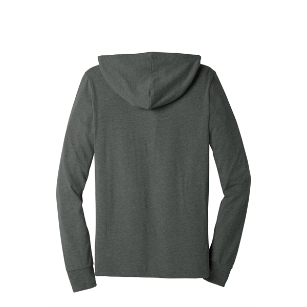 BELLA+CANVAS Unisex Jersey Long Sleeve Hoodie.... from ASI 84863 SanMar