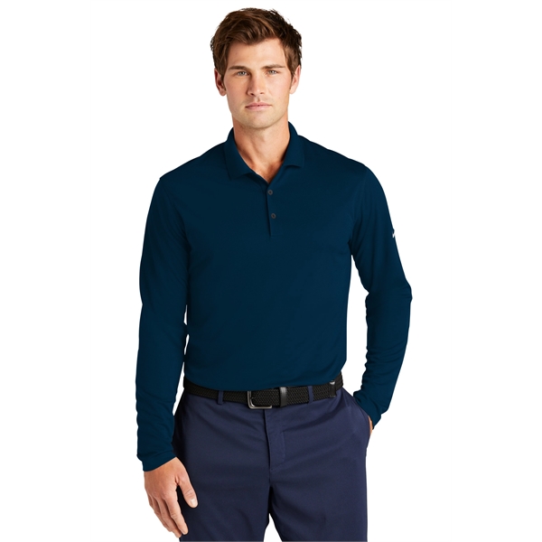 Nike Dri-FIT Micro Pique 2.0 Long Sleeve Polo... from ASI 84863 SanMar