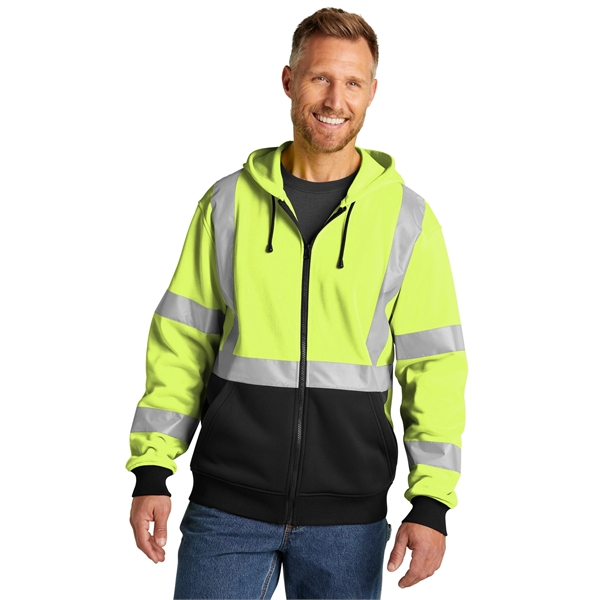 CornerStone A107 Class 3 Heavy-Duty Fleece Full-Zip Hoodie... from ASI 84863 SanMar