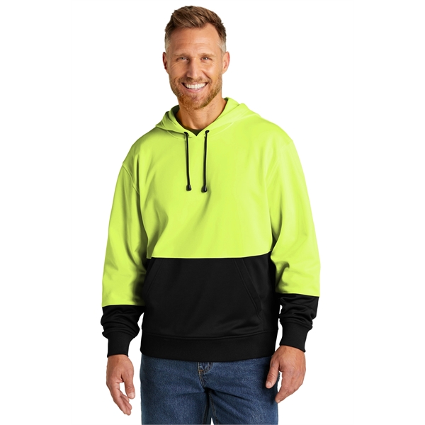 CornerStone Enhanced Visibility Fleece Pullover Hoodie... from ASI 84863 SanMar