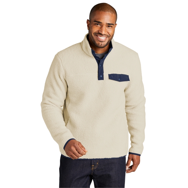 Port Authority Camp Fleece Snap Pullover... from ASI 84863 SanMar