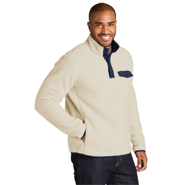 Port Authority Camp Fleece Snap Pullover... from ASI 84863 SanMar
