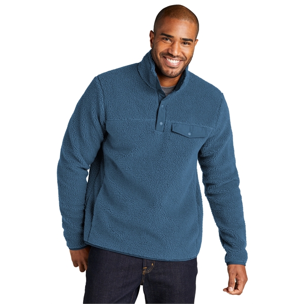 Port Authority Camp Fleece Snap Pullover... from ASI 84863 SanMar