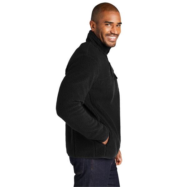 Port Authority Camp Fleece Snap Pullover... from ASI 84863 SanMar