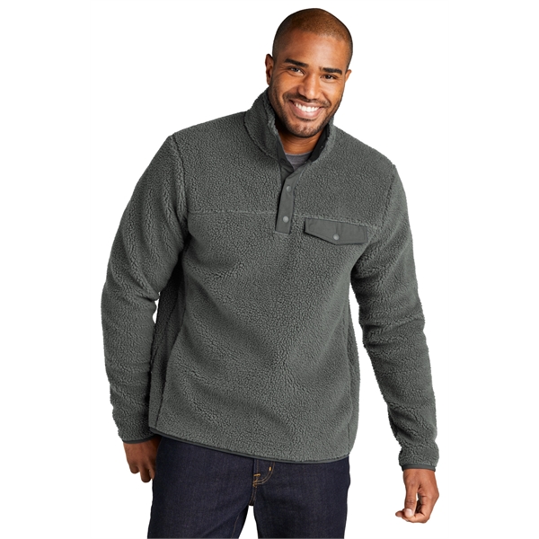 Port Authority Camp Fleece Snap Pullover... from ASI 84863 SanMar