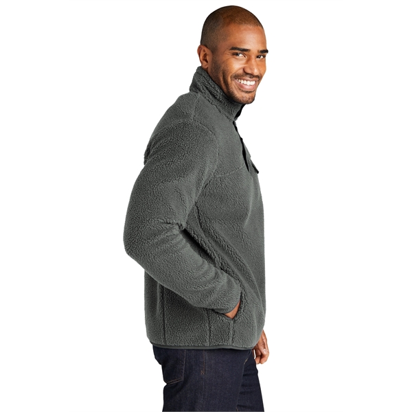 Port Authority Camp Fleece Snap Pullover... from ASI 84863 SanMar