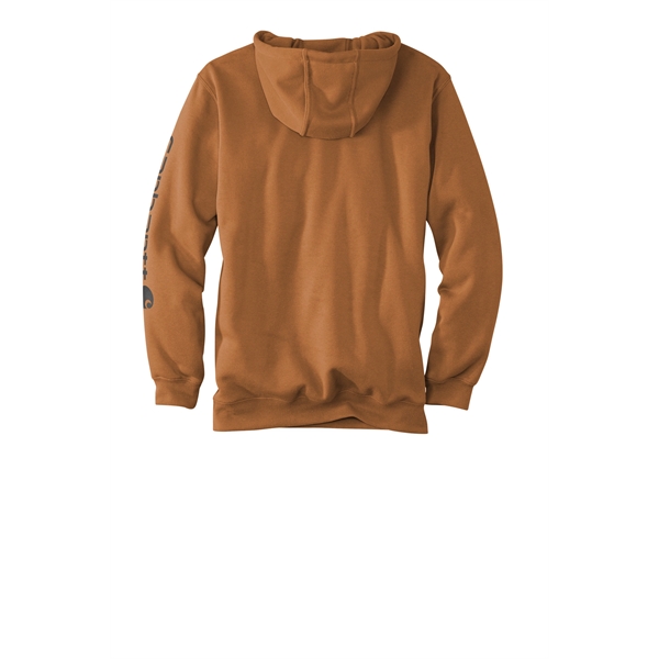 Carhartt Midweight Hooded Logo Sweatshirt... from ASI 84863 SanMar