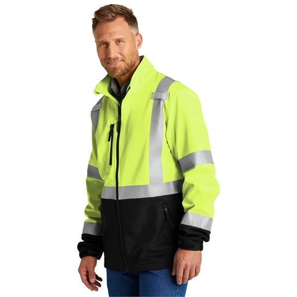 CornerStone ANSI 107 Class 3 Soft Shell Jacket... from ASI 84863 SanMar