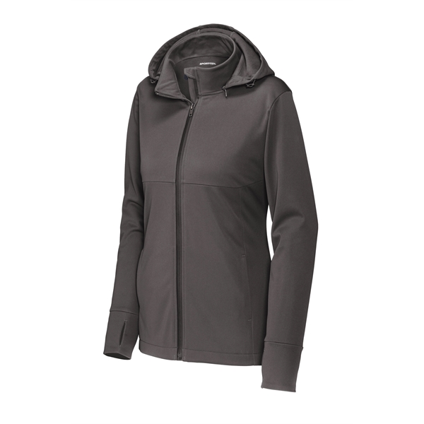Sport-Tek Ladies Hooded Soft Shell Jacket... from ASI 84863 SanMar