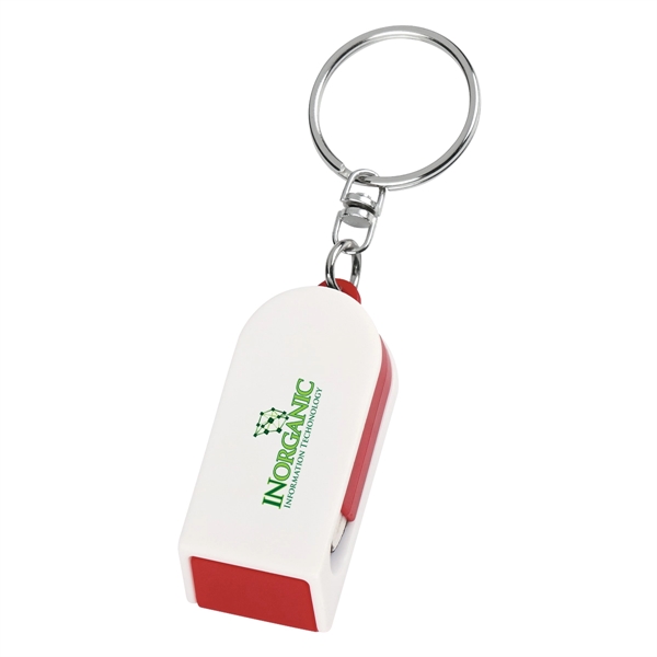 Phone Stand And Screen Cleaner Combo Keychain... from ASI 61125 Hit Promotional Products / Hit®