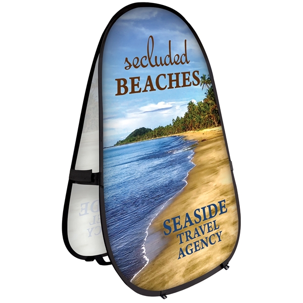 49.2" x 78.75" Vertical Pop-Up Banner... from ASI 80228 Quinn