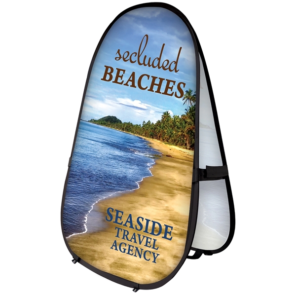 49.2" x 78.75" Vertical Pop-Up Banner... from ASI 80228 Quinn