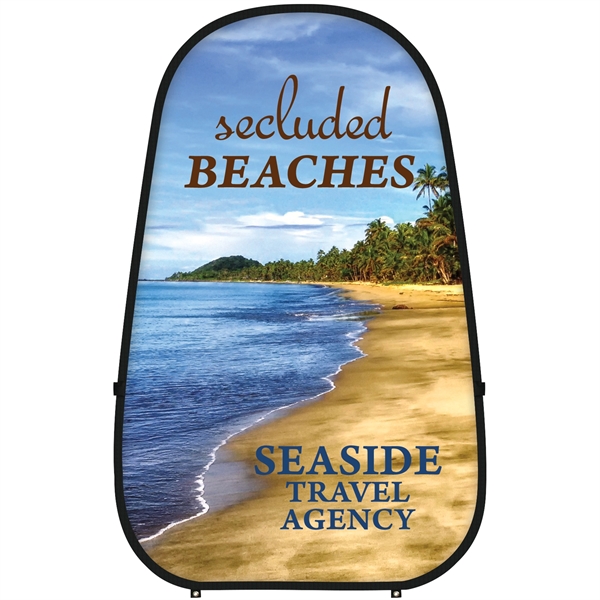 49.2" x 78.75" Vertical Pop-Up Banner... from ASI 80228 Quinn