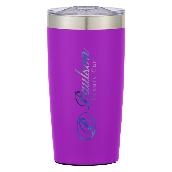 20 oz. travel mug with spill-resistant lid and double-wall insulation... from ASI 61125 Hit Promotional Products / Hit®