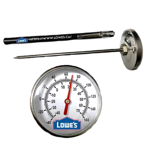 A great 6" soil thermometer in both Celsius and Fahrenheit.... from ASI 76797 Pelican Graphics / Pelican Lures