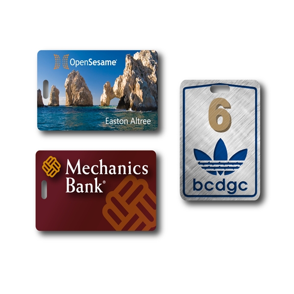 Durable metal luggage tag.... from ASI 76797 Pelican Graphics / Pelican Lures