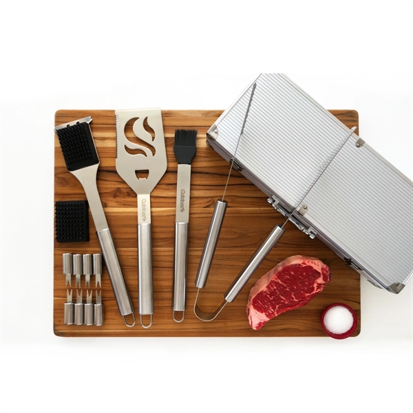 The Cuisinart® Deluxe 14 Piece Grilling Tool Set includes all the... from ASI 56070 Gemline / Gemline®
