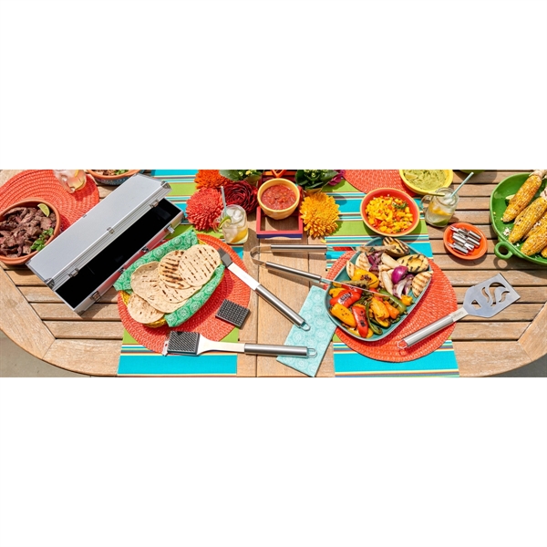 The Cuisinart® Deluxe 14 Piece Grilling Tool Set includes all the... from ASI 56070 Gemline / Gemline®