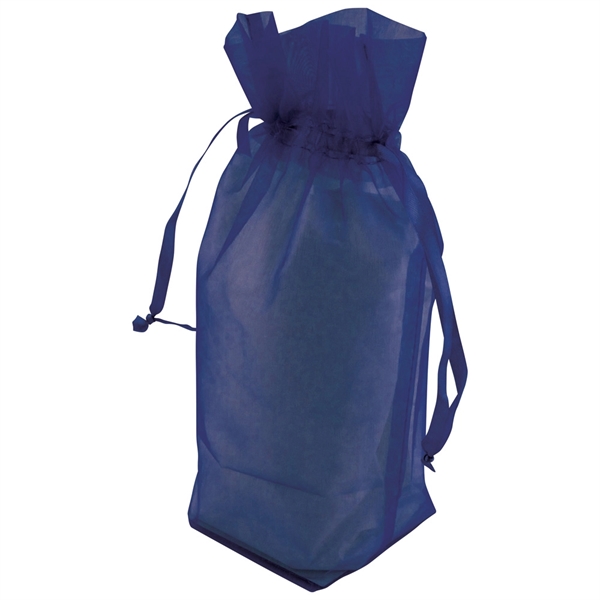 Sheer Organza bags with pull string closure and bottom gusset.... from ASI 75731 PWS