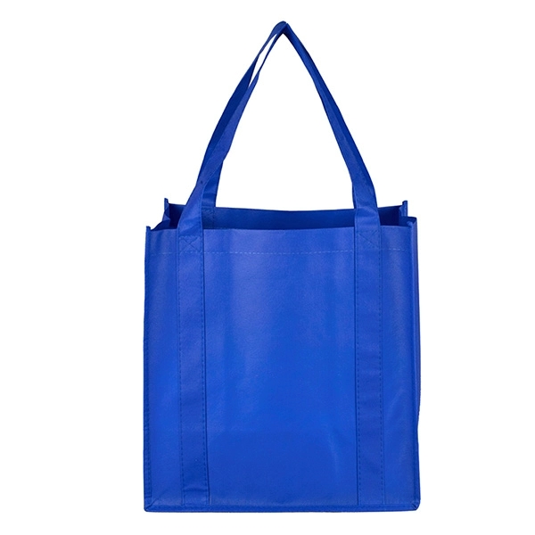 Non-woven polypropylene grocery tote bag with 20" handles, 8" gusset and... from ASI 62660 Innovation Line