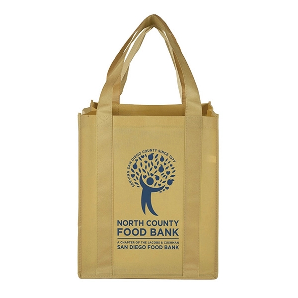 13" x 15" x 10" 80GSM non-woven polypropylene reusable grocery bag... from ASI 62660 Innovation Line