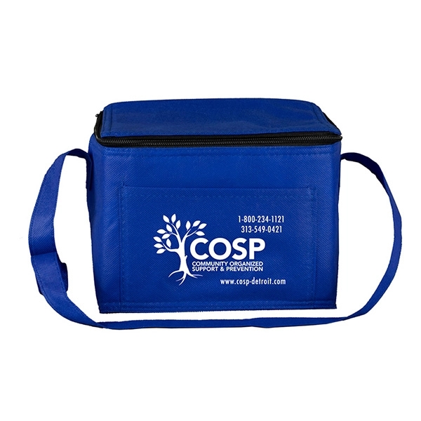8" x 6" x 6" 80GSM non-woven polypropylene insulated lunch cooler... from ASI 62660 Innovation Line