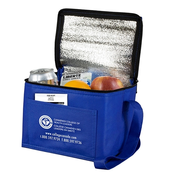 8" x 6" x 6" 80GSM non-woven polypropylene insulated lunch cooler... from ASI 62660 Innovation Line