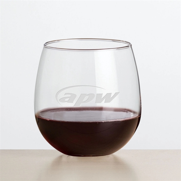 Stemless glasses allow users to aerate a glass of wine while... from ASI 84592 St Regis Group
