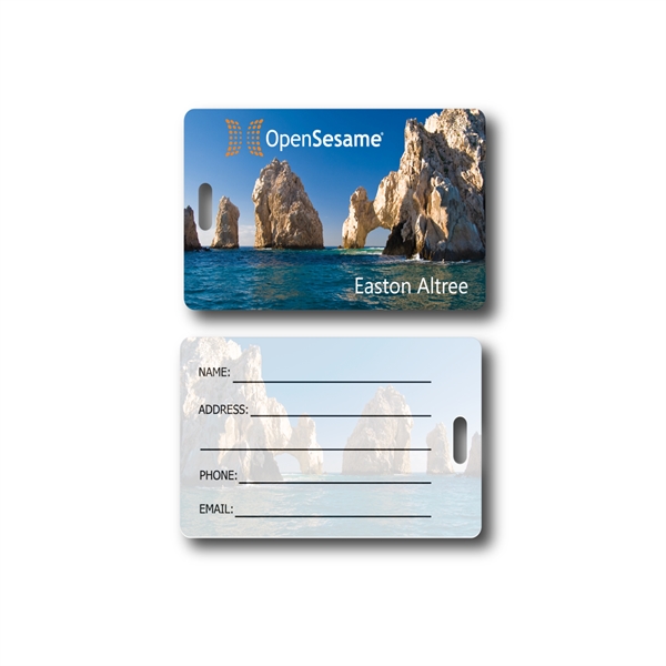 Durable metal luggage tag.... from ASI 76797 Pelican Graphics / Pelican Lures