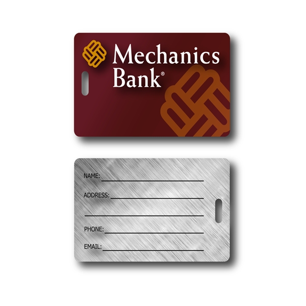 Durable metal luggage tag.... from ASI 76797 Pelican Graphics / Pelican Lures