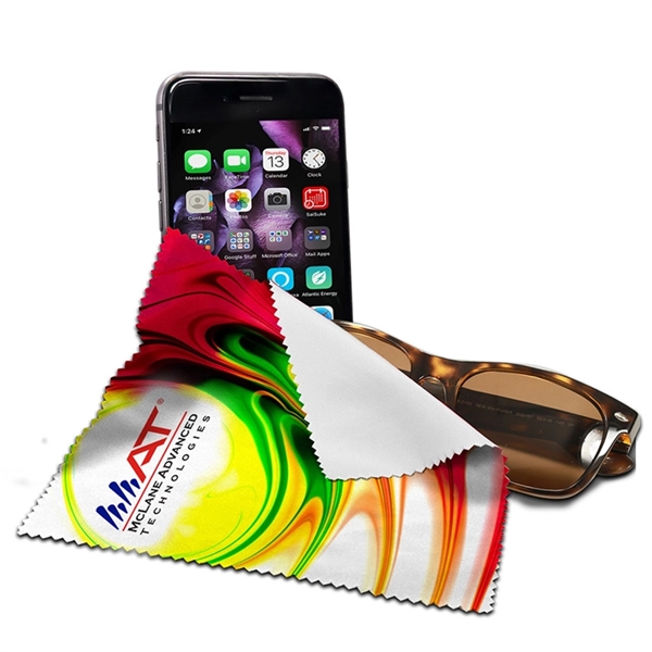 100% microfiber cleaning cloth with full color sublimation printing.... from ASI 62660 Innovation Line