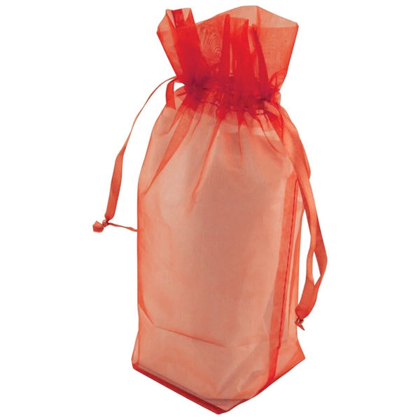 Sheer Organza bags with pull string closure and bottom gusset.... from ASI 75731 PWS
