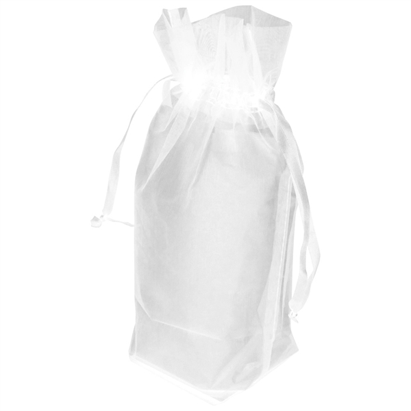 Sheer Organza bags with pull string closure and bottom gusset.... from ASI 75731 PWS