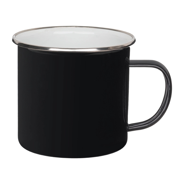 16 oz. enamel coated steel camper mug with carrying handle.... from ASI 57655 STOPNGO Line