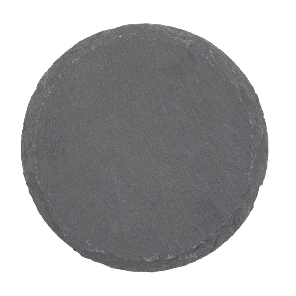 4" round beverage coaster crafted of slate stone and backed by... from ASI 57655 STOPNGO Line
