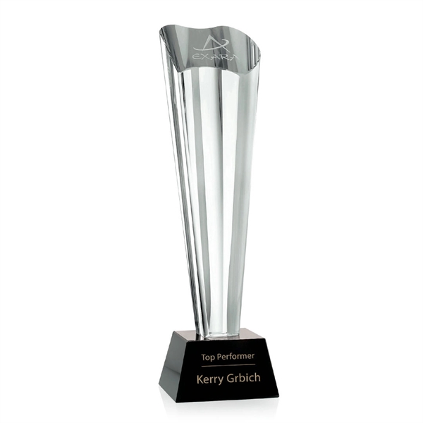 Beautiful thick optical crystal award with black base, 10 3/4" x... from ASI 84592 St Regis Group / St Regis