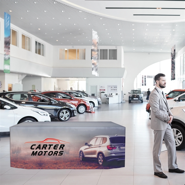 6' Fully Customized Fitted Table Cover... from ASI 80228 Quinn