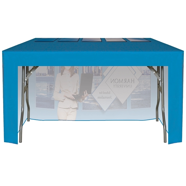 4' Fully Customized Open Back Fitted Table Cover... from ASI 80228 Quinn