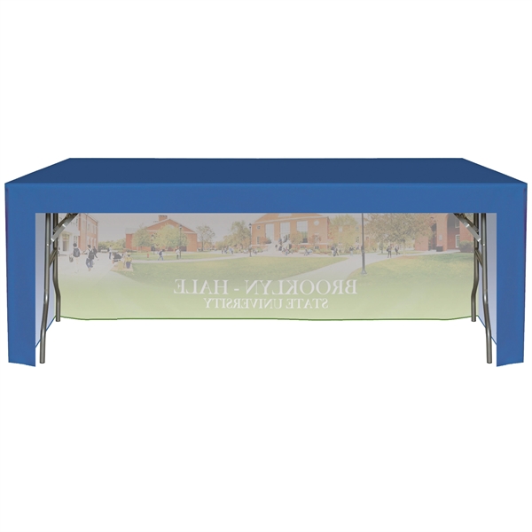 6' Fully Customized Open Back Fitted Table Cover... from ASI 80228 Quinn