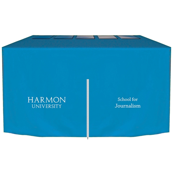 4' Fully Customized Zipper Back Fitted Table Cover.... from ASI 80228 Quinn