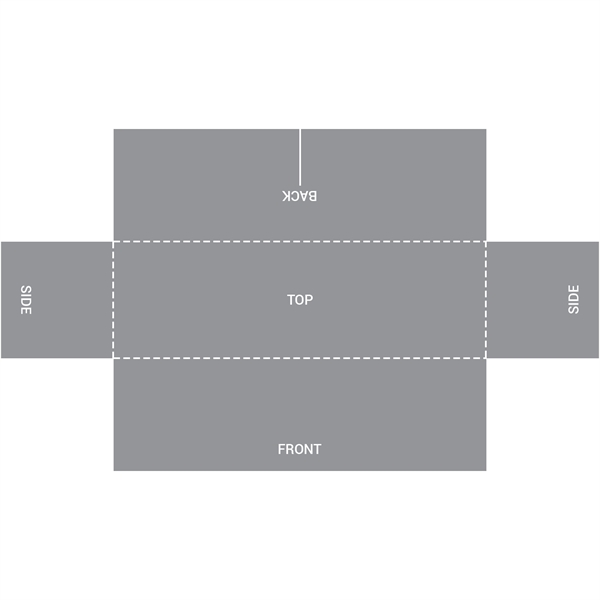 8' Fully Customized Zipper Back Fitted Table Cover... from ASI 80228 Quinn
