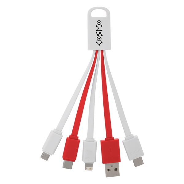 5-in-1 Cosmo charging buddy with various connectors for keeping phones and... from ASI 61125 Hit Promotional Products / Hit®