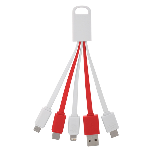 5-in-1 Cosmo charging buddy with various connectors for keeping phones and... from ASI 61125 Hit Promotional Products / Hit®