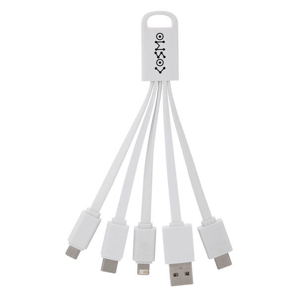 5-in-1 Cosmo charging buddy with various connectors for keeping phones and... from ASI 61125 Hit Promotional Products / Hit®